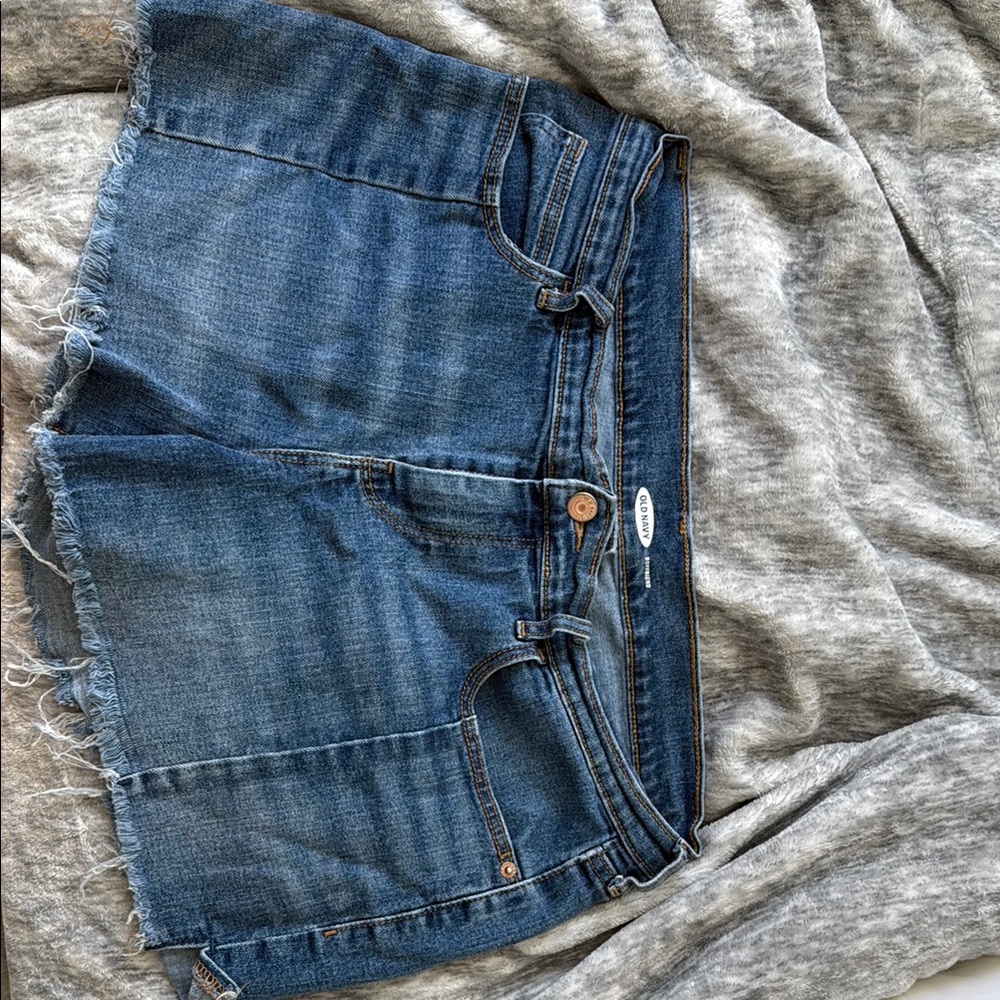 Old Navy Women's Sz 12 Blue Denim Cutoff Shorts